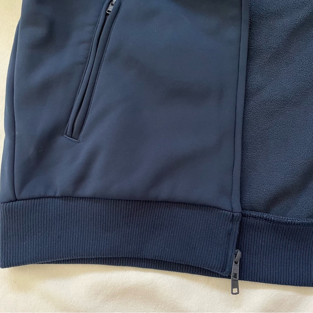 Adidas x Wales Bonner Unisex Track Jacket Collegiate Navy Full Zip Fleece Large - Picture 10 of 11